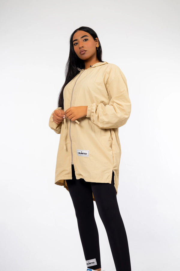 Short Trench Coat – Beige 🪶